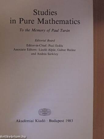 Studies in Pure Mathematics