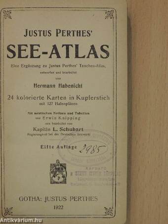 Justus Perthes' See-Atlas