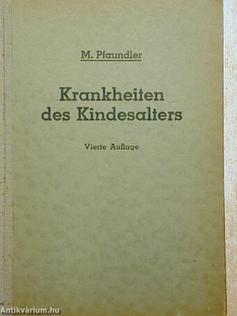 Krankheiten des Kindesalters