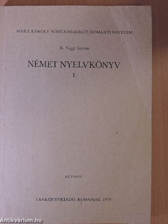 Német nyelvkönyv I.