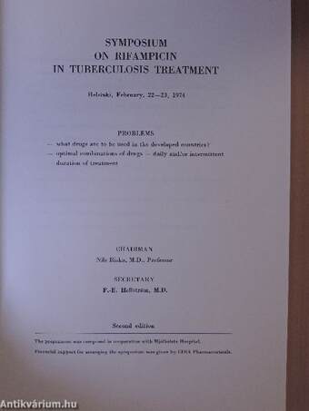 Symposium on Rifampicin in Tuberculosis Treatment