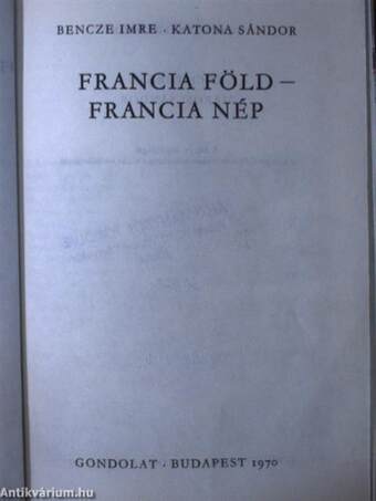 Francia föld - francia nép