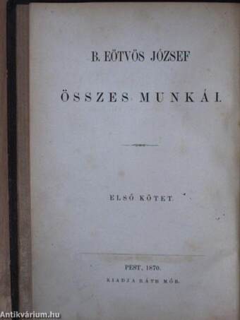 A XIX. század uralkodó eszméinek befolyása az államra I-II.