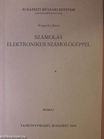 Számolás elektronikus számológéppel