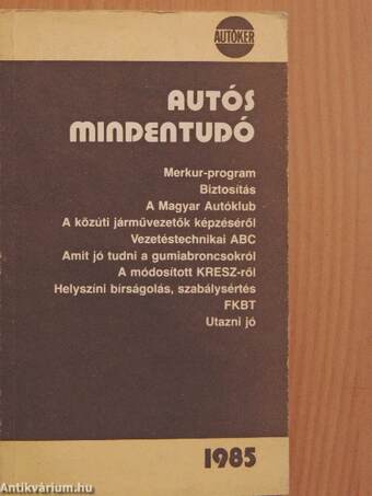 Autós mindentudó 1985