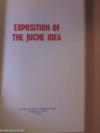 Exposition of the Juche Idea