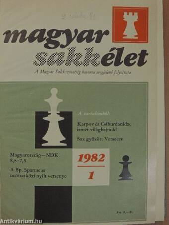 Magyar Sakkélet 1982. január-december