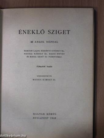 Éneklő sziget