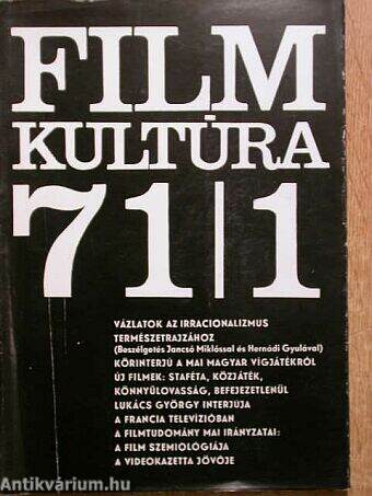 Filmkultúra 1971. január-február