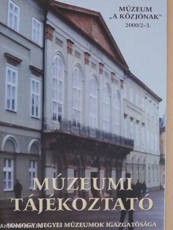 Múzeumi tájékoztató 2000/2-3.