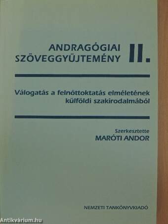 Andragógiai szöveggyűjtemény II.