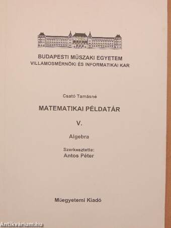 Matematikai példatár V.