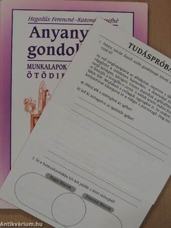 Anyanyelvi gondolkodó - Munkalapok és tudáspróbák ötödikeseknek