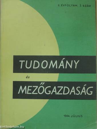 Tudomány és mezőgazdaság 1964. július