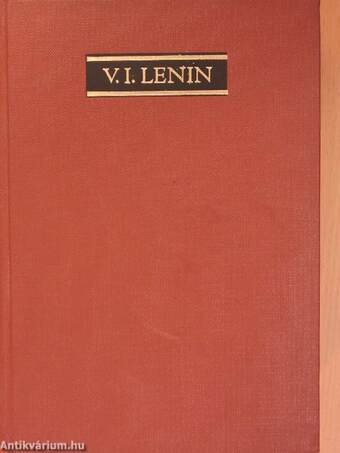 V. I. Lenin összes művei 31.