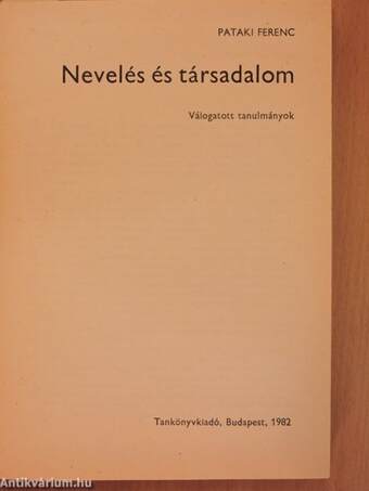 Nevelés és társadalom