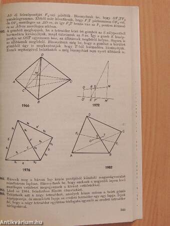 Geometriai feladatok gyűjteménye I.