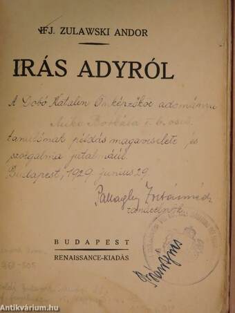 Irás Adyról