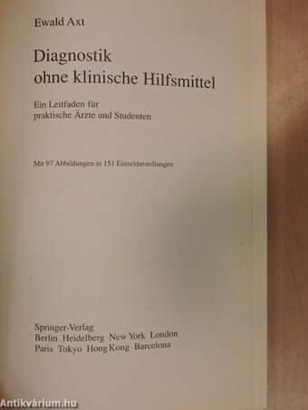 Diagnostik ohne klinische Hilfsmittel