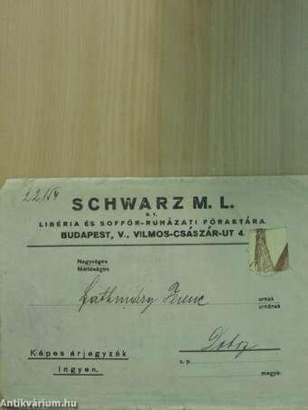 Schwarz M. L. R.-T. képes árjegyzék 1928. március 15.