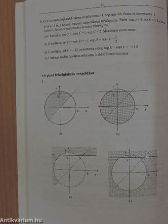 Analízis 1-5. füzet/Gazdasági matematika