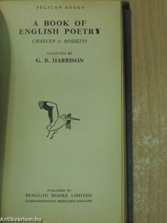 A Book of English Poetry