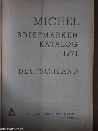 Michel Briefmarkenkatalog - Deutschland 1971