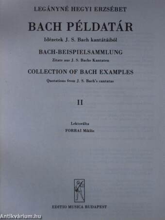 Bach példatár II.