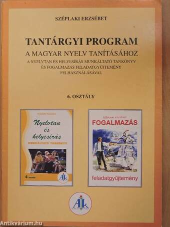 Tantárgyi program a magyar nyelv tanításához 6. osztály