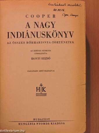 A nagy indiánus-könyv