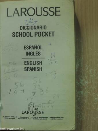 Larousse Diccionario School Pocket