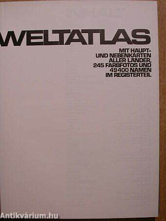 Grosser Weltatlas