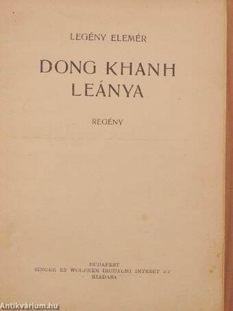 Dong Khanh leánya