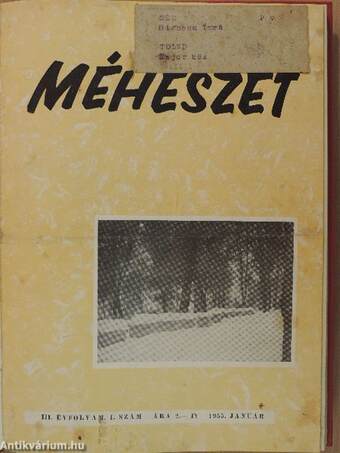 Méhészet 1955. január-december