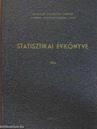 Magyar Villamos Művek statisztikai évkönyve 1966