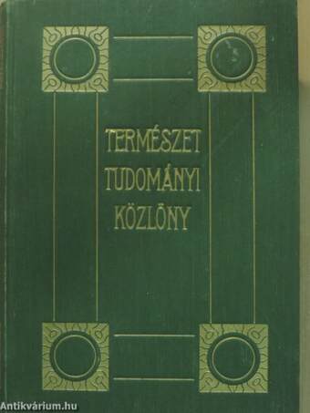 Természettudományi Közlöny 1905. január-december