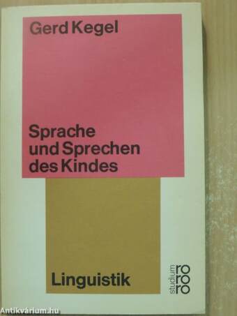 Sprache und Sprechen des Kindes