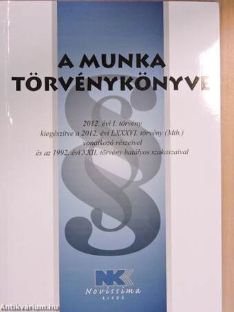 A munka törvénykönyve