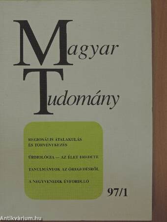 Magyar Tudomány 1997. (nem teljes évfolyam)