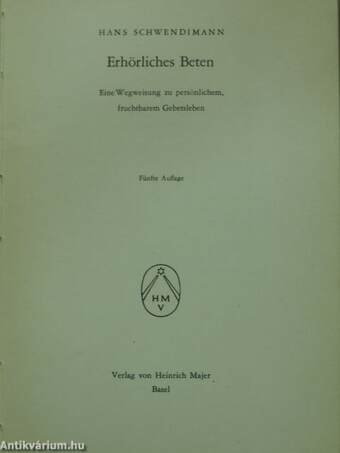 Erhörliches Beten