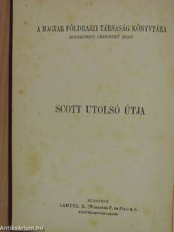 Scott utolsó útja