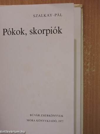 Pókok, skorpiók