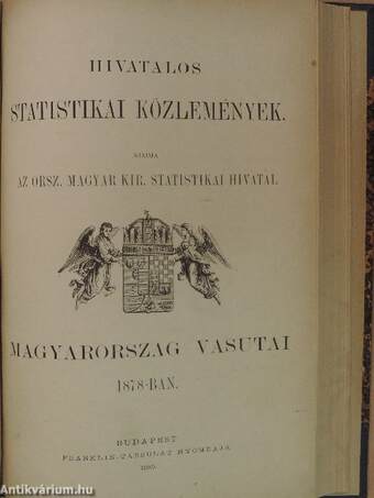 Magyarország vasutai 1876-ban/Magyarország vasutai 1878-ban