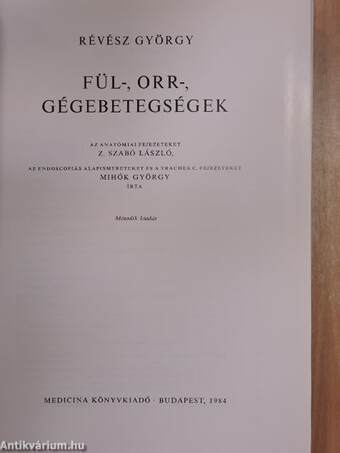 Fül-, orr-, gégebetegségek