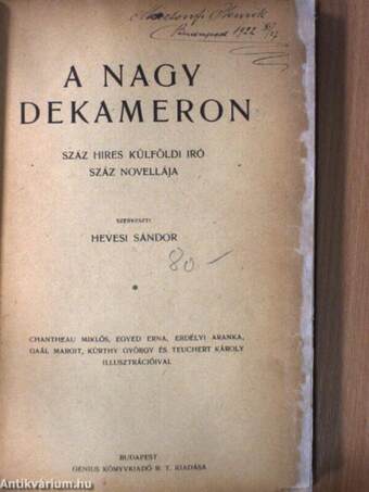 A nagy dekameron I.