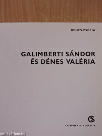 Galimberti Sándor és Dénes Valéria