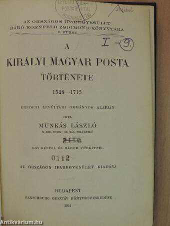 A Királyi Magyar Posta története 1528-1715