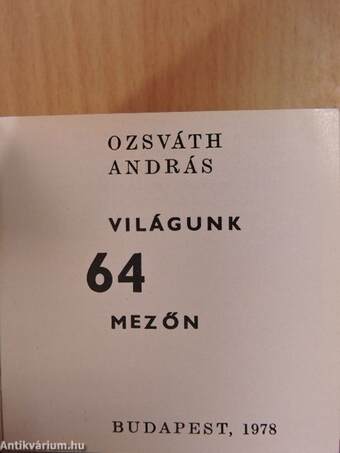 Világunk 64 mezőn (minikönyv)