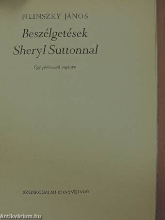 Beszélgetések Sheryl Suttonnal