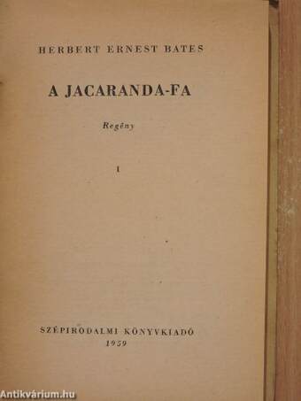 A jacaranda-fa I-II.